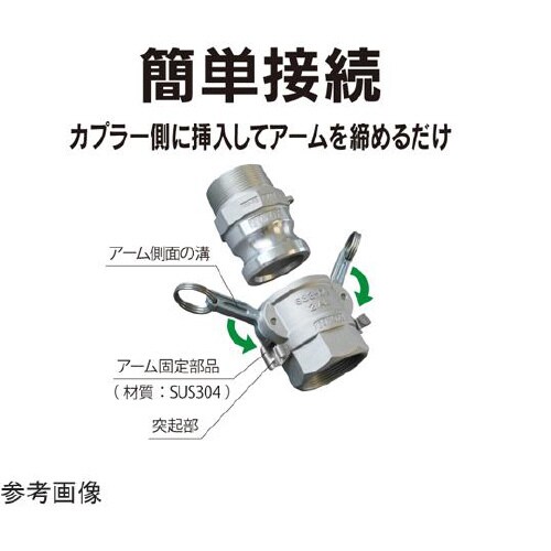 カムロック カプラー メネジ 樹脂(PP