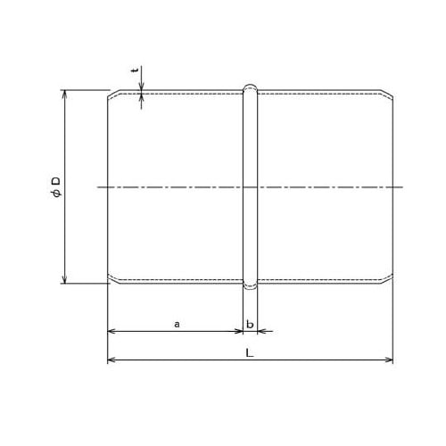 φ125mm スパイラルニップル EA9