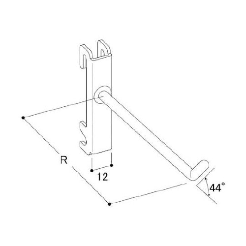 陳列機器 ネット用フック Φ6mm×5c