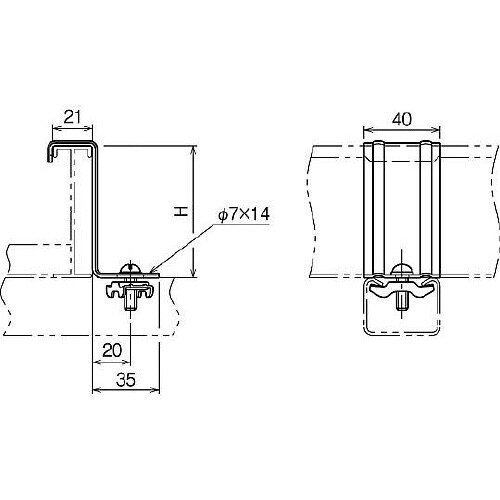振れ止め金具 1箱(10個入) 5ARS