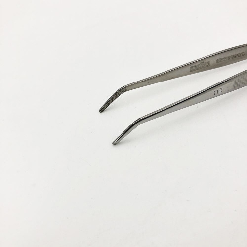 115先曲 ステンレス製ピンセット