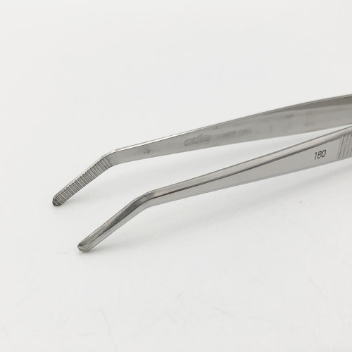 180先曲 ステンレス製ピンセット