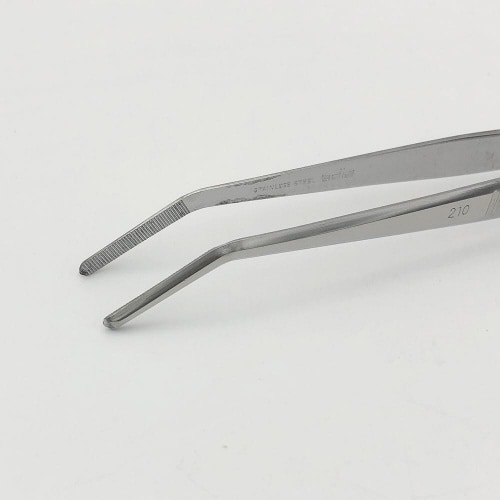 210先曲 ステンレス製ピンセット