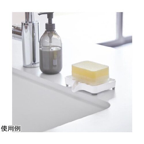水が流れるソープトレー ミスト ホワイト