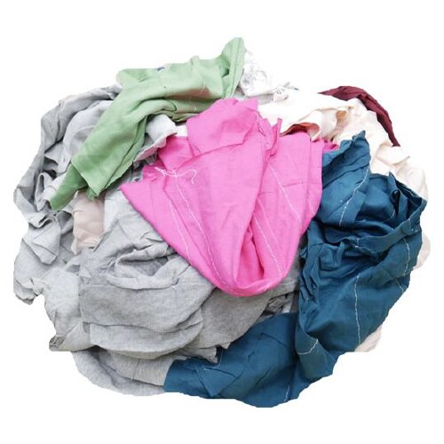 カラーメリヤスウエス 新品生地 縫目あり