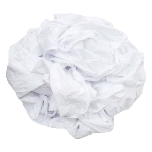 白メリヤスウエス 新品生地 縫目あり 2