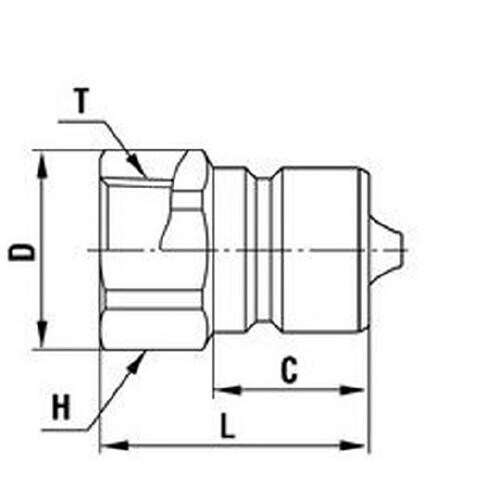 ハイフローカプラ HFL−4P−SUS−