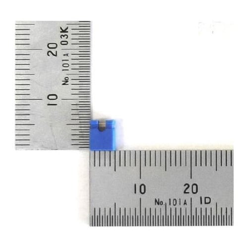 ジャンパーピン 2.54mmピッチ 青