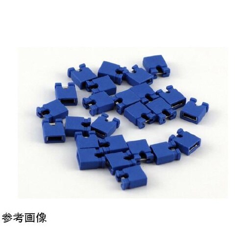 ジャンパーピン 2.54mmピッチ 青