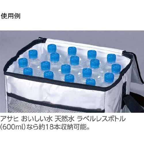 ソフトクーラーバッグ 18L シルバー