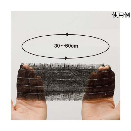 使い捨てヘアバンド(黒) 100枚 WN