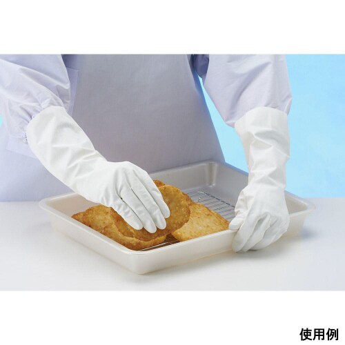 簡易包装 ニトリルゴム製手袋 薄手 L