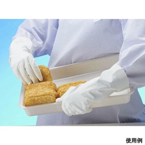 簡易包装 ニトリルゴム製手袋 薄手 L