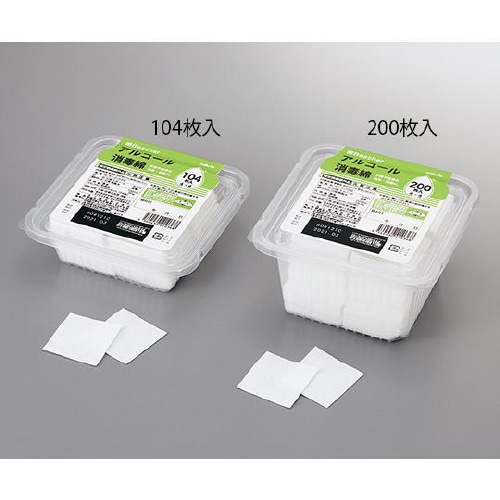 ベスケアアルコール綿 104枚入
