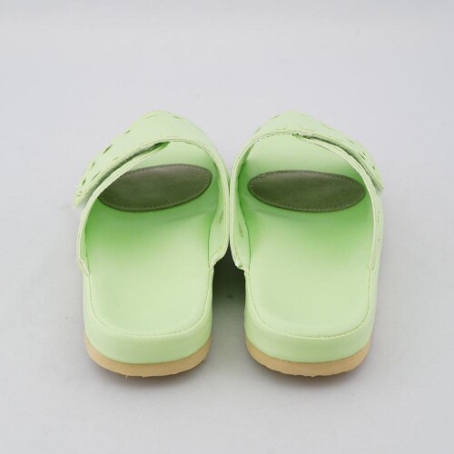 女性用 フリー 緑 すべりにくいサンダル