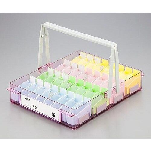 組合せ投薬箱 蓋付き駒 小 ピンク