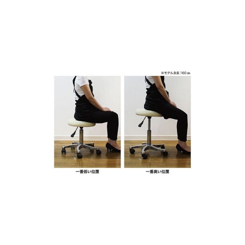 スツール NVS−BLK ブラック