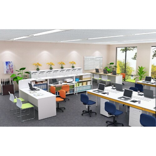 ハイカウンター スチール1245 WH