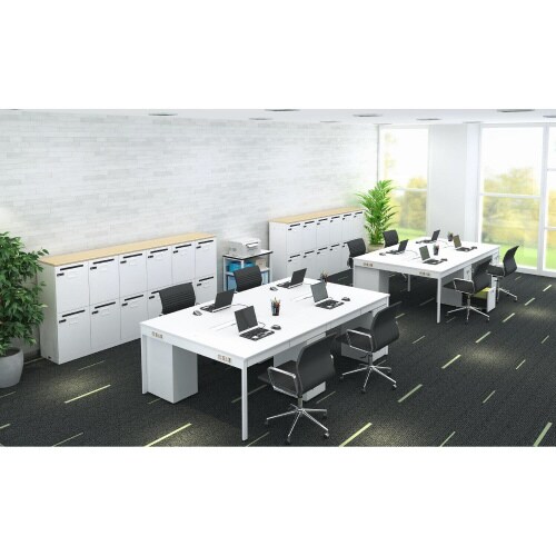 フリーアドレス2414 引出し付き WH