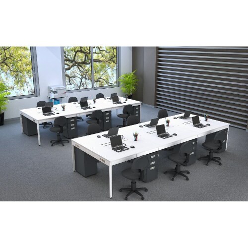 フリーアドレス3614 引出し付き WH