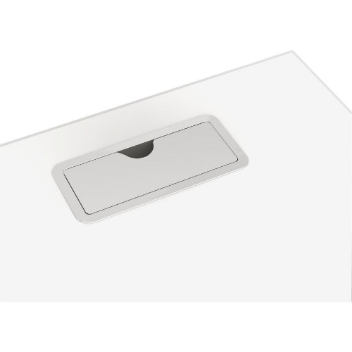 配線オフィスデスク平机 幅800WH天板BK脚