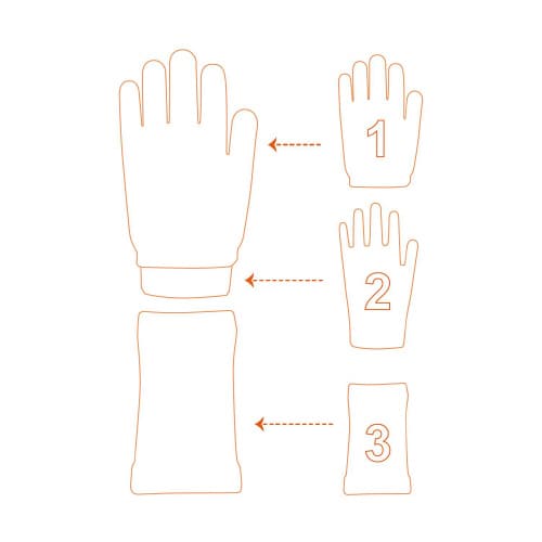 7ゲージコーネックス軍手タイプ 10セット