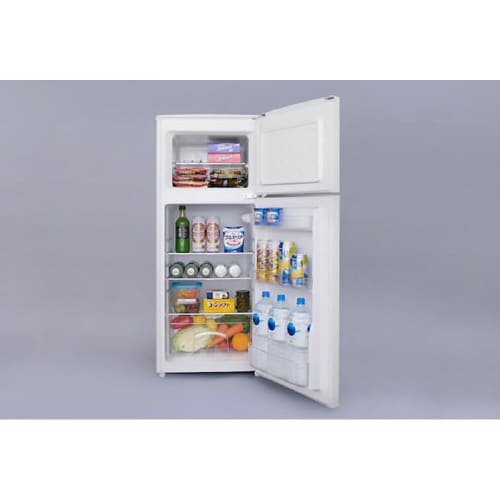 573928 冷凍冷蔵庫118L ホワイト