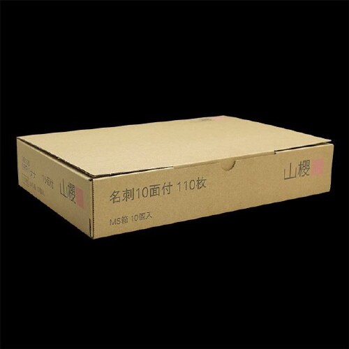 名刺用紙 10面付 バナナペーパー 110枚