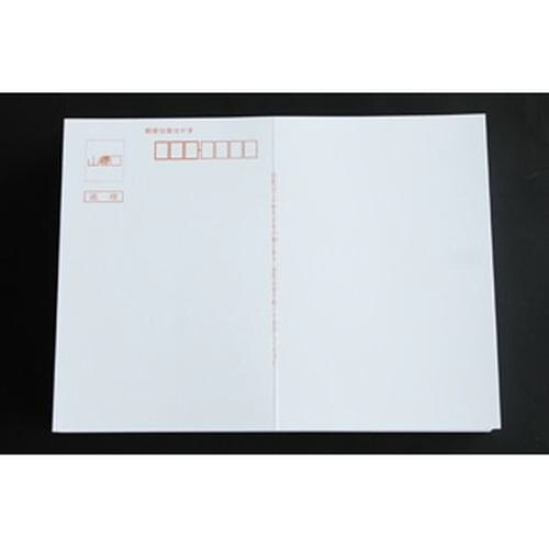 はがき 往復 薄口 100枚