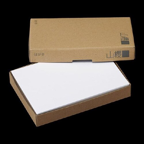 弔事はがき 裏無地 100枚