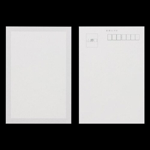 弔事はがき No.6046 鼠枠 100枚