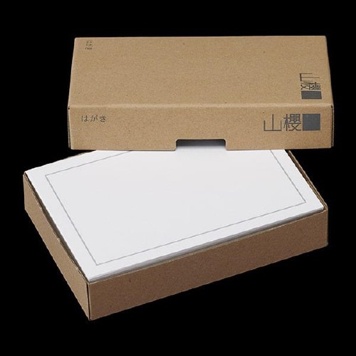 弔事はがき 細枠A 100枚