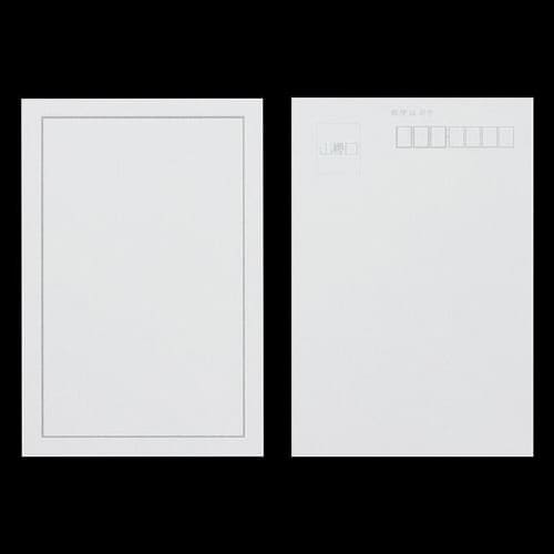 弔事はがき 細枠A 100枚