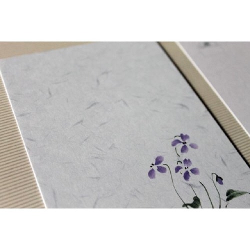 喪中はがき すみれ 100枚