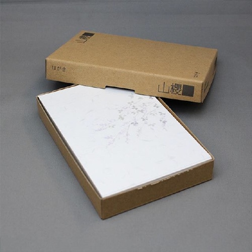 喪中はがき 萩 薄口 100枚