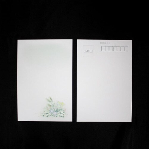 喪中はがき 野の花 薄口 100枚