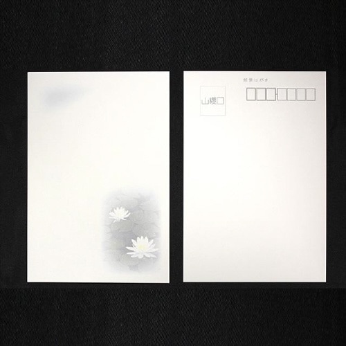 喪中はがき 蓮花 100枚