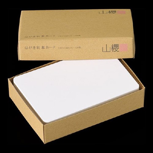 挨拶状カード はがきサイズ S 丸 100枚