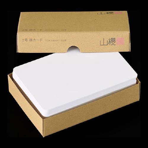 挨拶状カード 2号単面 B 100枚