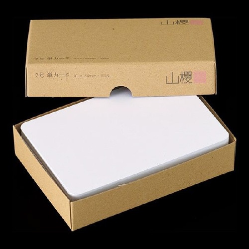 挨拶状カード 2号単面 S 100枚