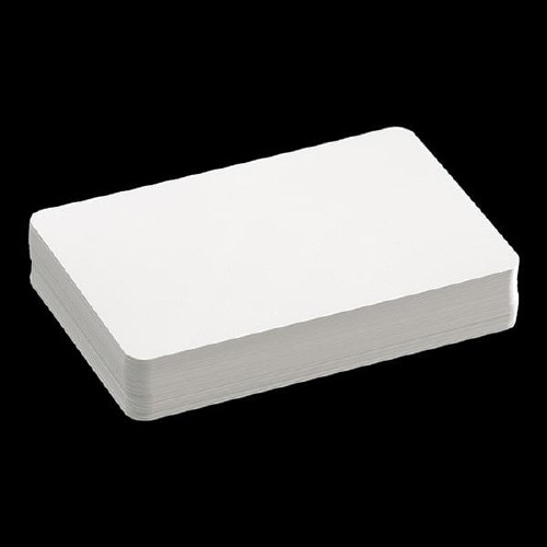 挨拶状カード 2号単面 インクジェットW 100枚