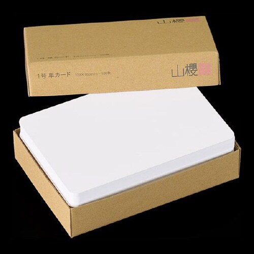 挨拶状カード 1号単面 B 100枚