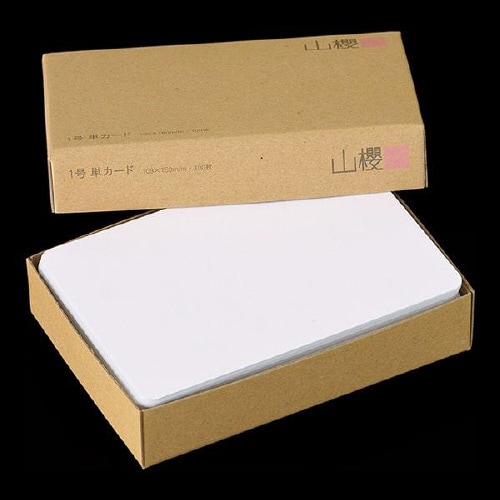 挨拶状カード 1号単面 S 100枚