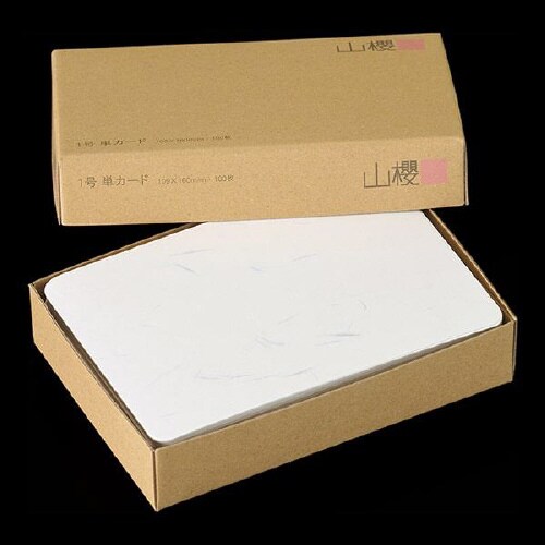 挨拶状カード 1号単面 大礼紙 片面 100枚