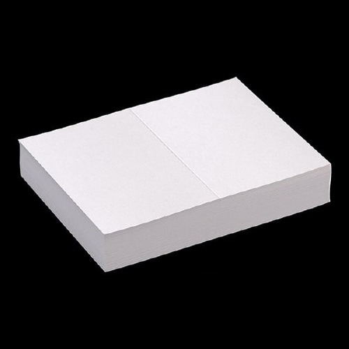 挨拶状カード はがき二折サイズ S 角 100枚