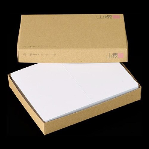 挨拶状カード 1号二折 S 100枚