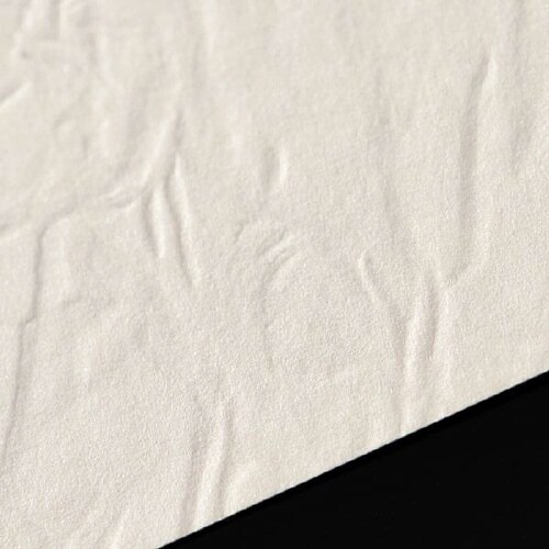 挨拶状カード 6号単面 レザー 100枚