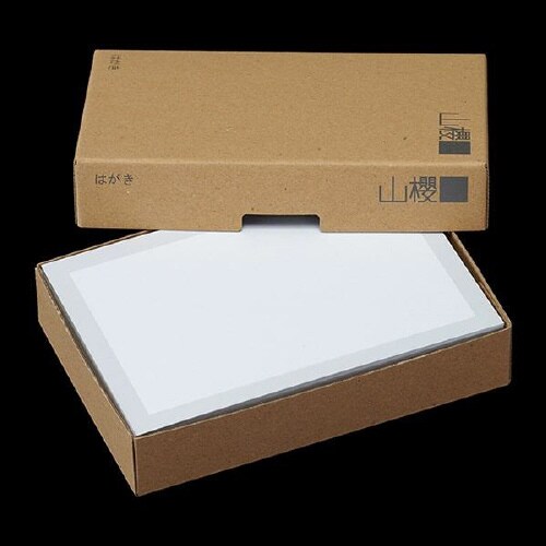 弔事用カード はがきサイズ 68 鼠枠 100枚