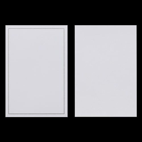 弔事用カード はがきサイズ 細枠B 100枚