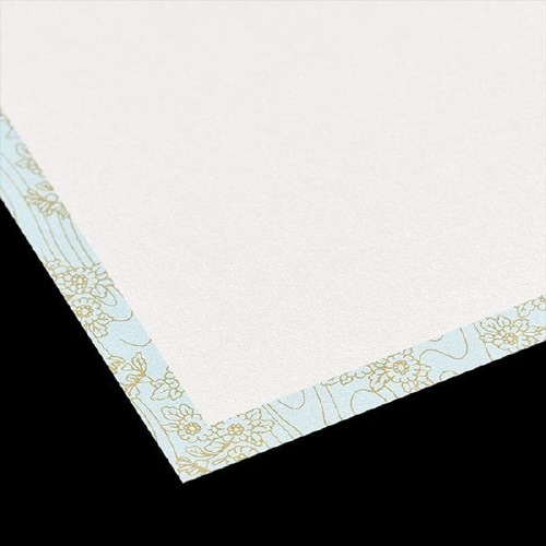 弔事用カード はがきサイズ 菊枠2 100枚